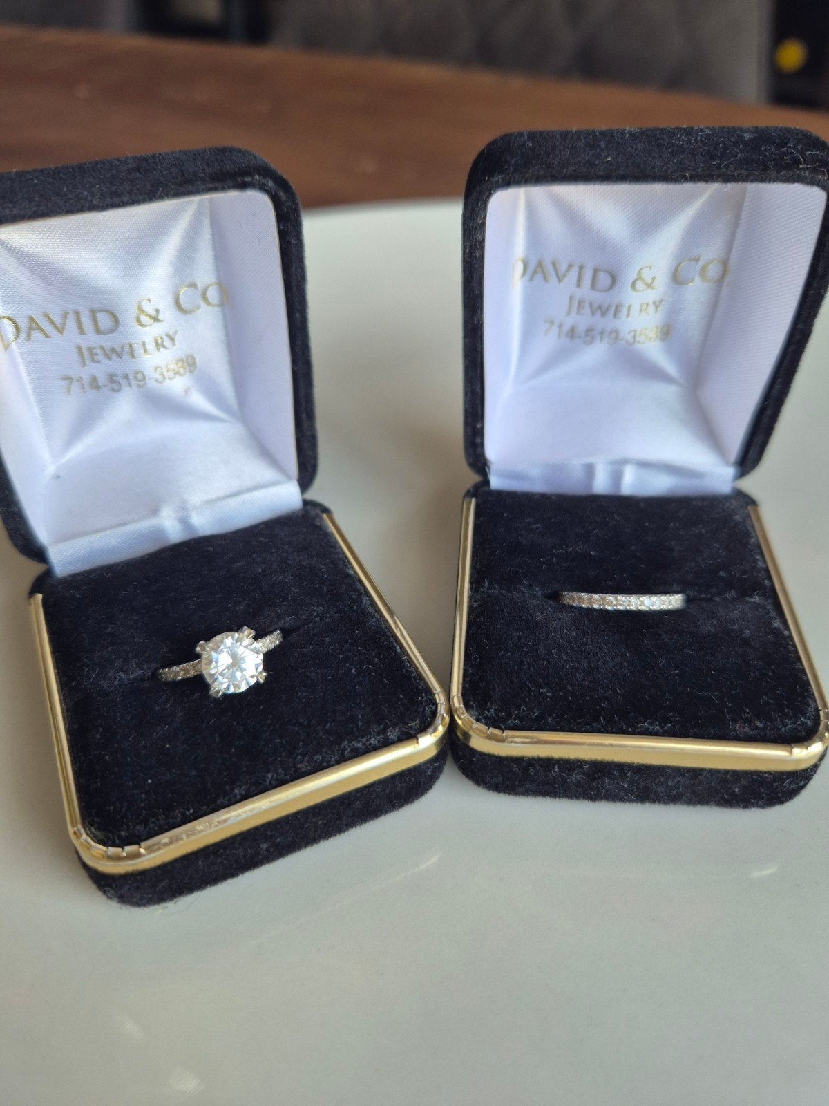 Platinum ringen met diamanten, Overige materialen, Ophalen of Verzenden, Met edelsteen, Dame