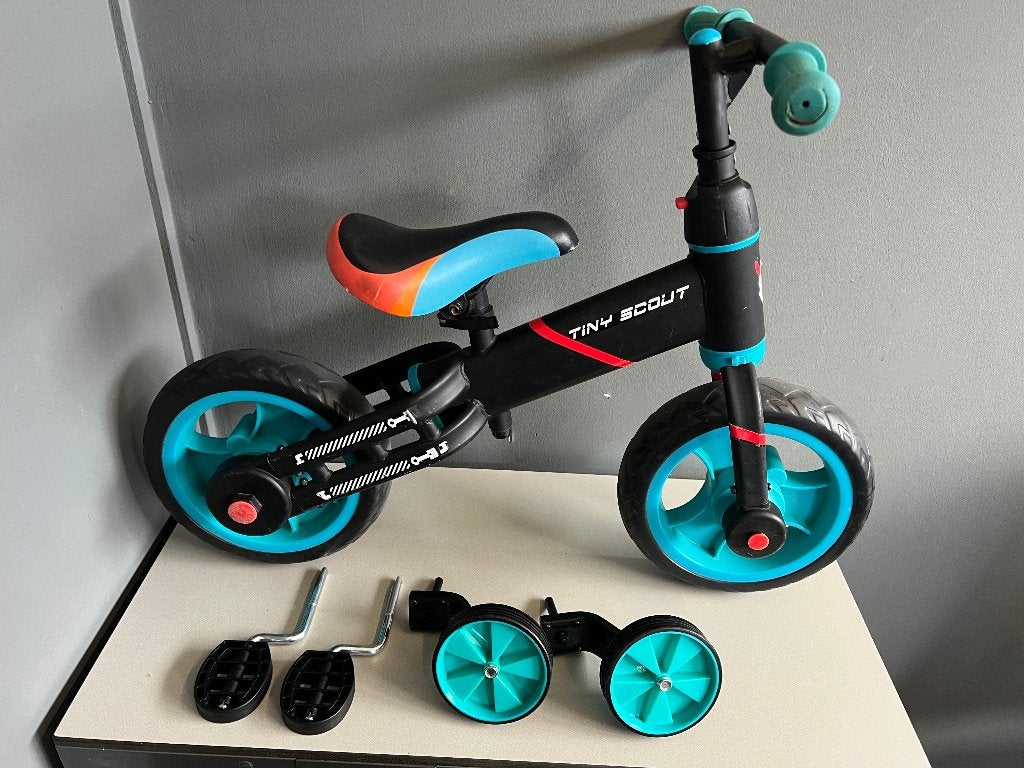 Loopfiets-Kinderfiets Tiny Scout, Ophalen of Verzenden, Gebruikt, Loopfiets