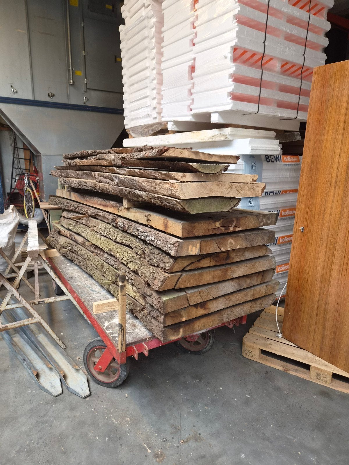 Stam eiken plaathout tafelbladen, Ophalen, Minder dan 25 mm, Eiken, Plank