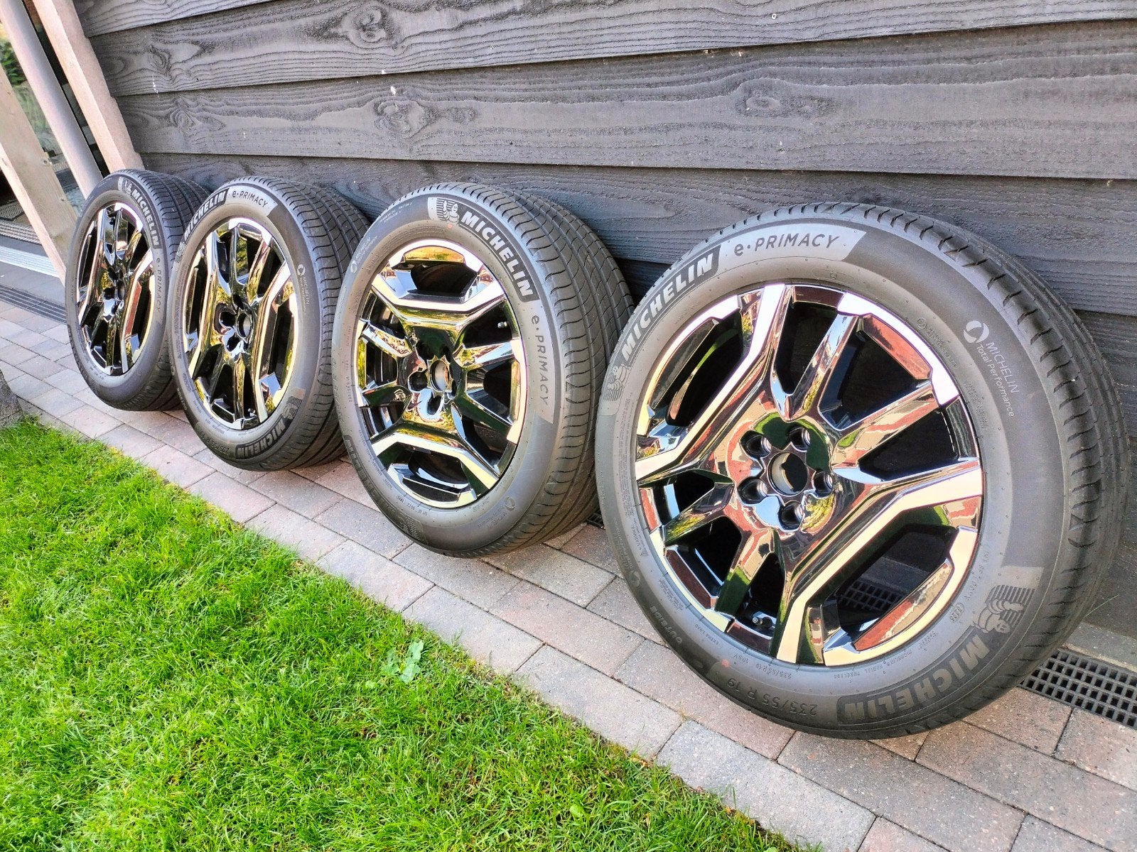 Peugeot 3008/5008 lichtmetalen velgen met Michelin e-Primacy, Auto-onderdelen, Banden en Velgen, 235 mm, Personenwagen, Zomerbanden