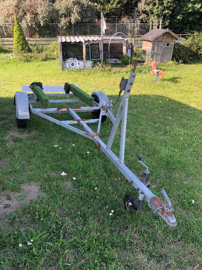 Aanhangwagen voor o.a. boot, Ophalen, Gebruikt