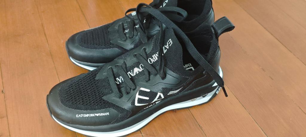 Nieuwe Emporio Armani Sneakers X8X113 XK269 36 2/3, Ophalen of Verzenden, Nieuw, Zwart