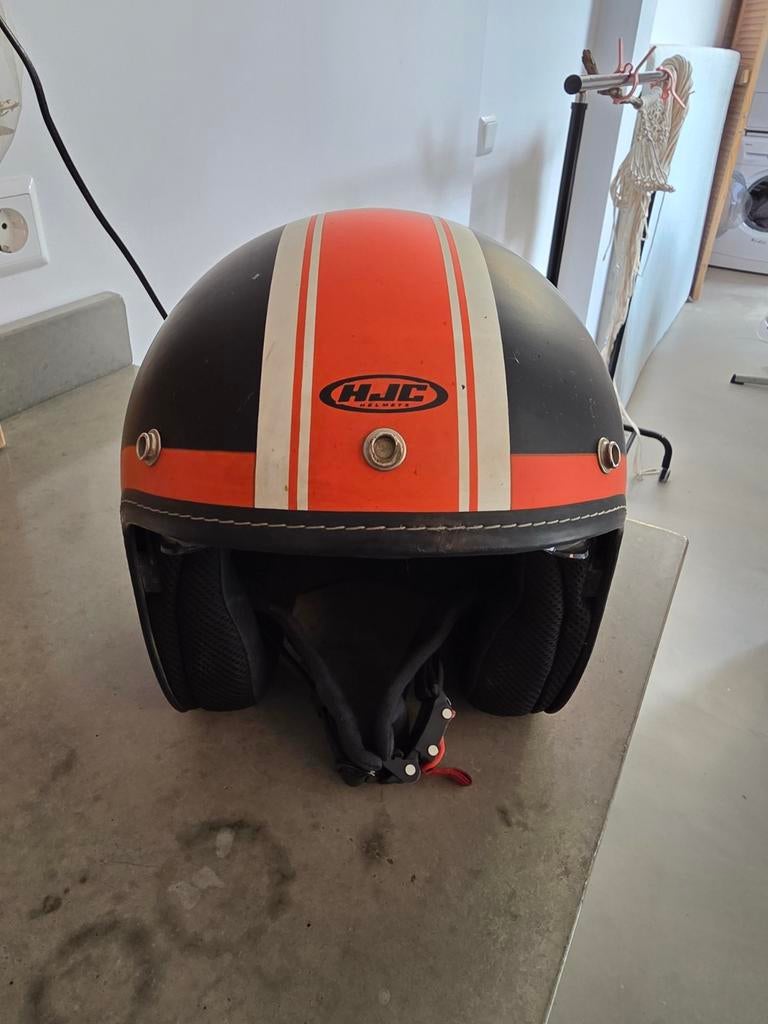 HJC retro motorhelm xs, XS, Ophalen of Verzenden, Tweedehands, HJC