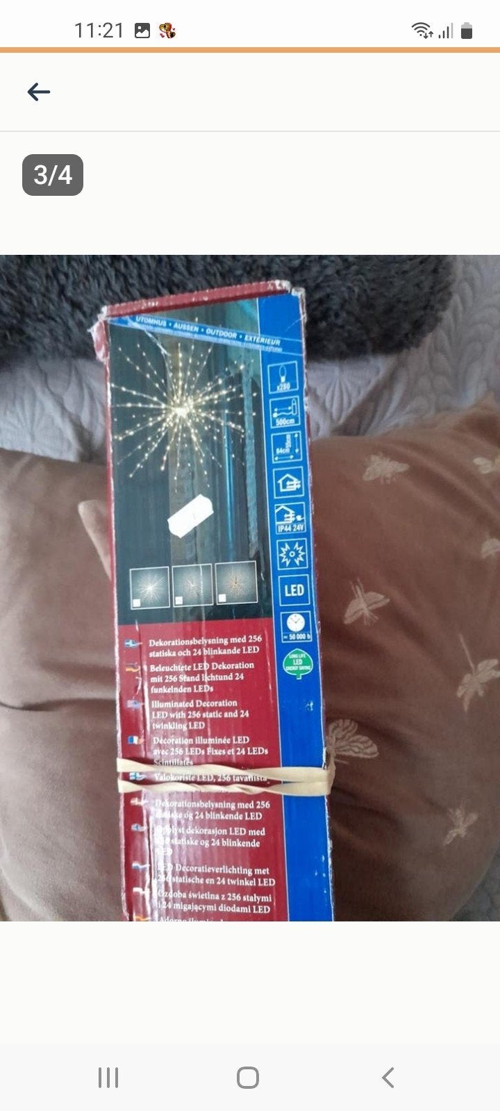 Nieuw mooie kerst licht sprieten, Ophalen, Nieuw
