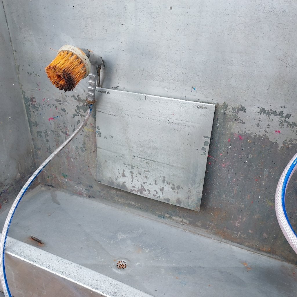 Spoelkabinet zeefdrukkerij, Hobby en Vrije tijd, Ophalen, Gebruikt