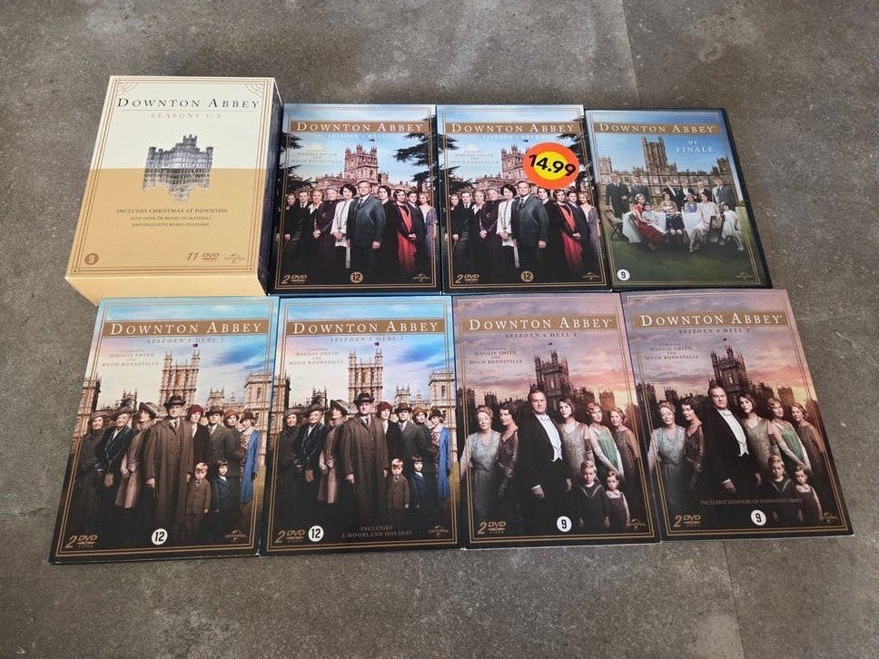 Downton Abbey - Complete Serie (alle seizoenen) DVD, Nederlands, Drama, Ophalen of Verzenden, Zo goed als nieuw