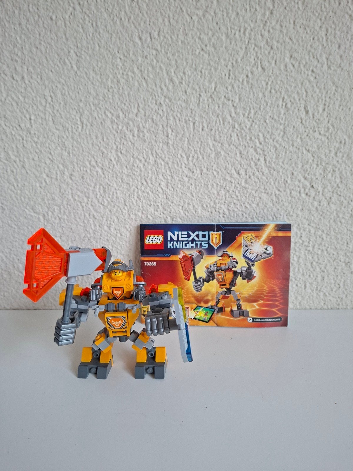 LEGO Nexo Knights 70365 Battle Suit Axl, Ophalen of Verzenden, Zo goed als nieuw, Overige merken