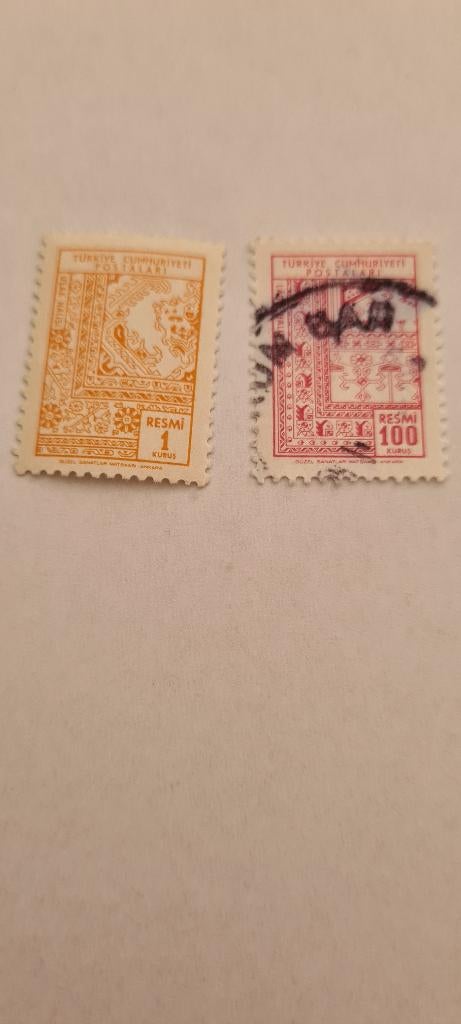 8134 turkije graphic art usak hali 1966, Verzenden, Overige landen