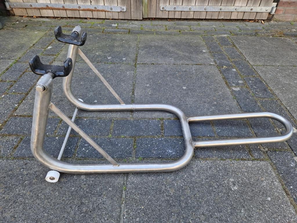 Grote inox paddock stand, Motoren, Accessoires | Overige, Ophalen of Verzenden