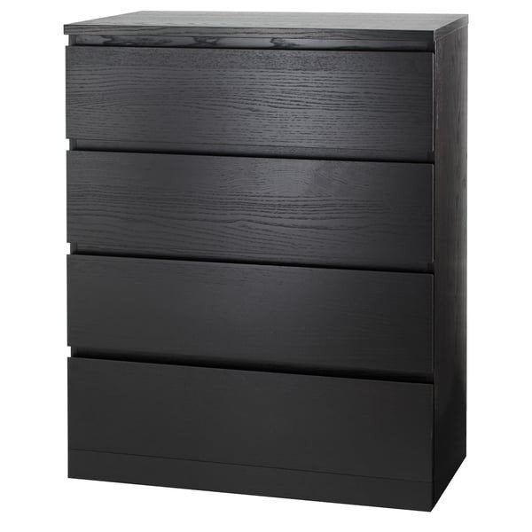 Malm  4   ladenkast, 3 of 4 laden, Minder dan 100 cm, 25 tot 50 cm, 50 tot 100 cm