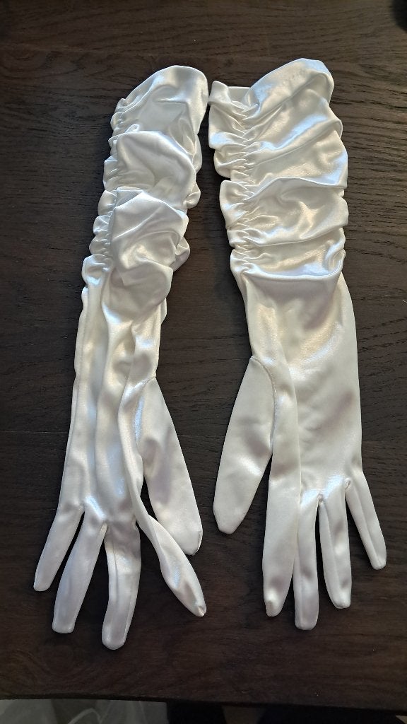 Bruids handschoenen, Ophalen of Verzenden, Zo goed als nieuw, Wit, Accessoires