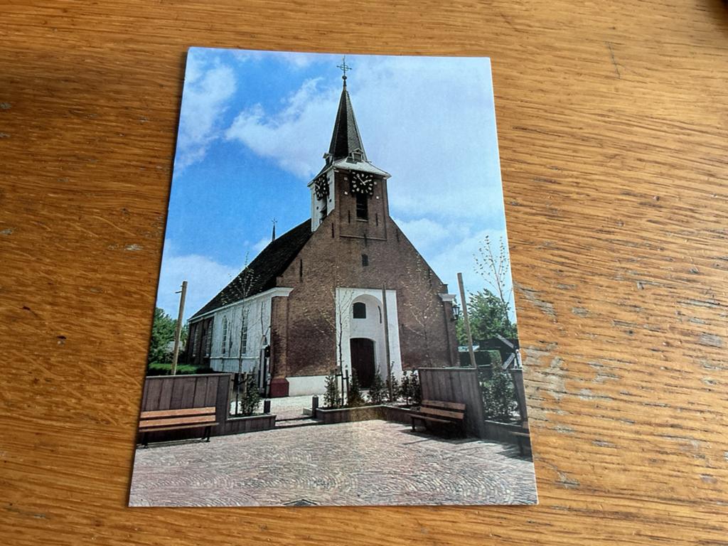 C3054 Goudswaard kerk, Verzamelen, Ansichtkaarten | Nederland, Ophalen of Verzenden