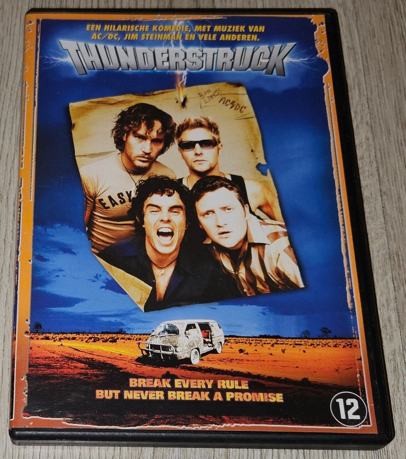 Thunderstruck DVD - Hilarische komedie met AC/DC muziek, Nederlands, Inclusief doosje, Ophalen of Verzenden, Vanaf 12 jaar