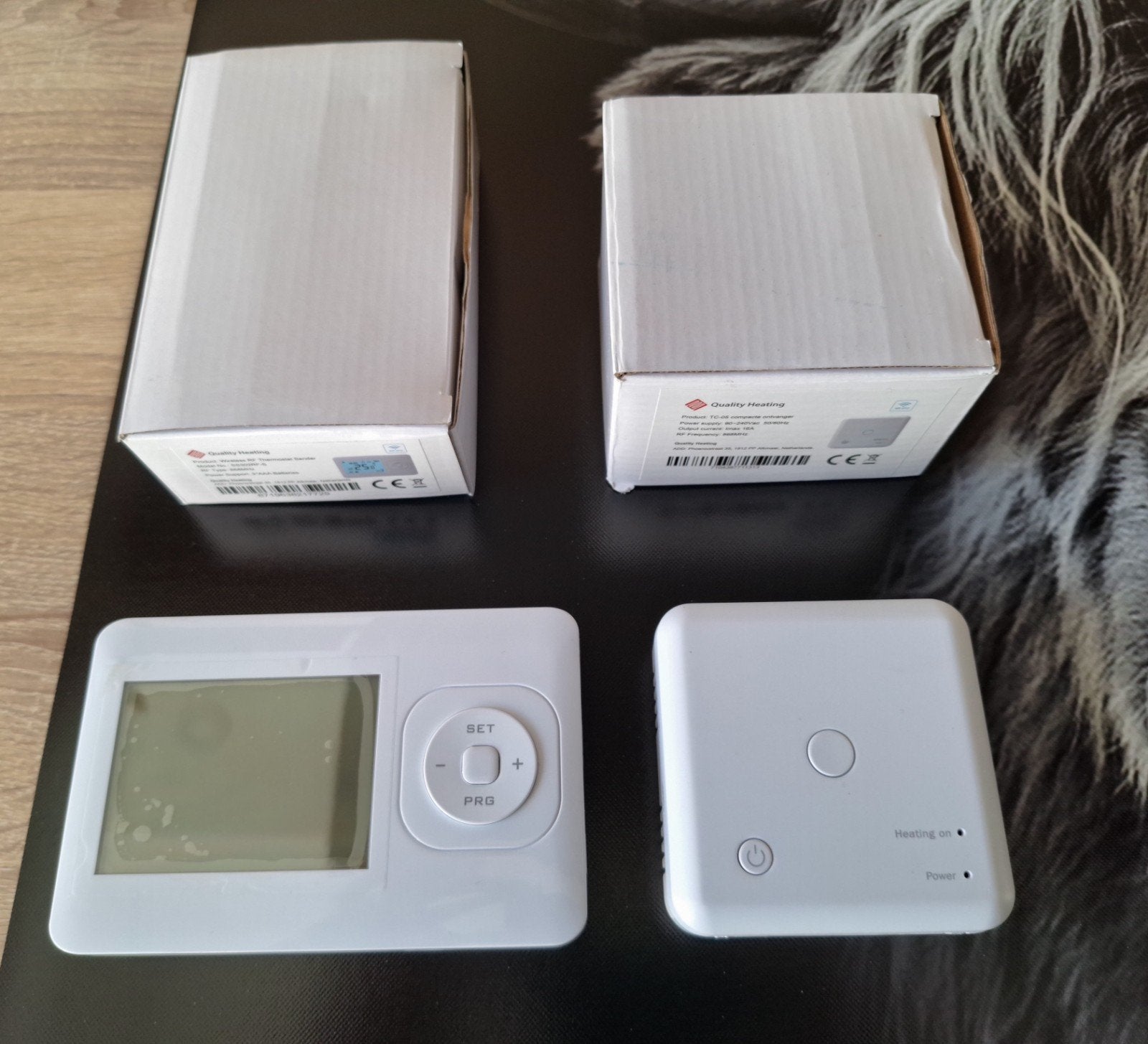 Nieuwe draadloze RF Thermostaat + Ontvanger, Ophalen of Verzenden