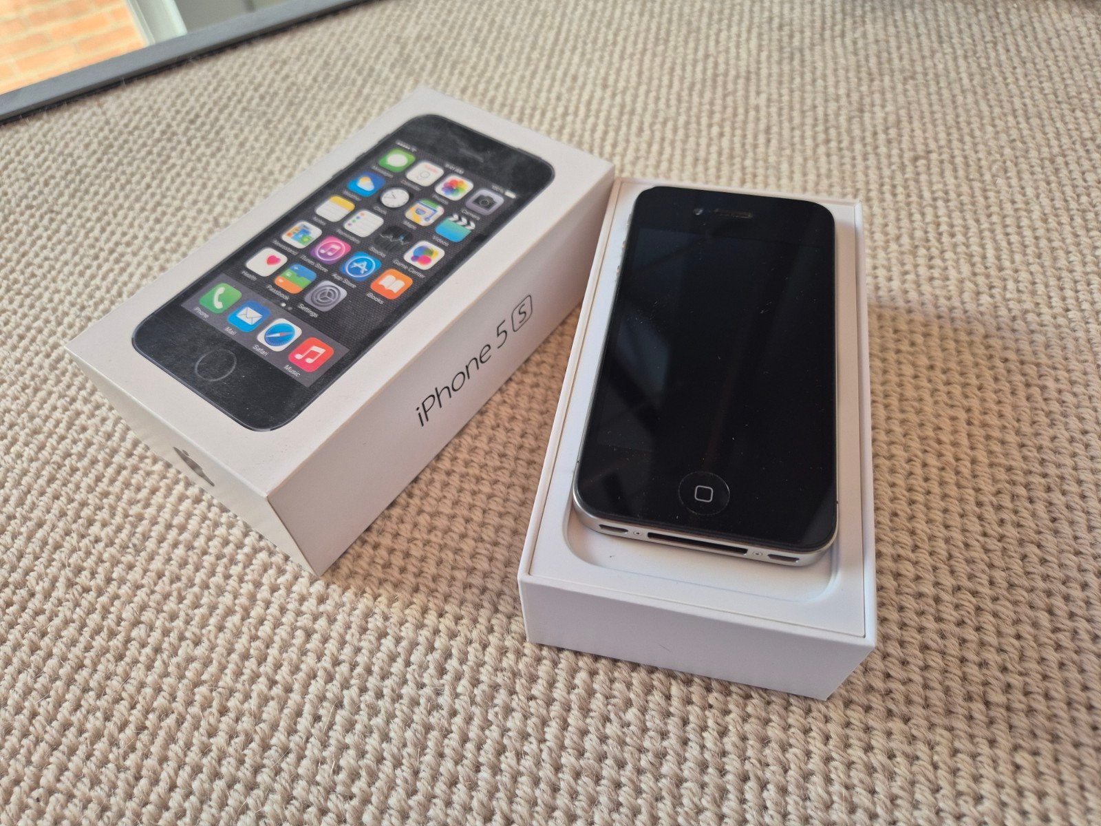 Apple iPhone 4 Zwart 16GB met doos, Telecommunicatie, Mobiele telefoons | Apple iPhone, Gebruikt, 16 GB, Zonder abonnement, Zonder simlock