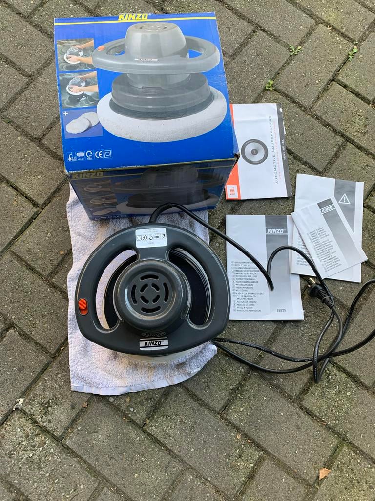 Kinzo Auto Polijstmachine - Zo goed als nieuw, Ophalen of Verzenden