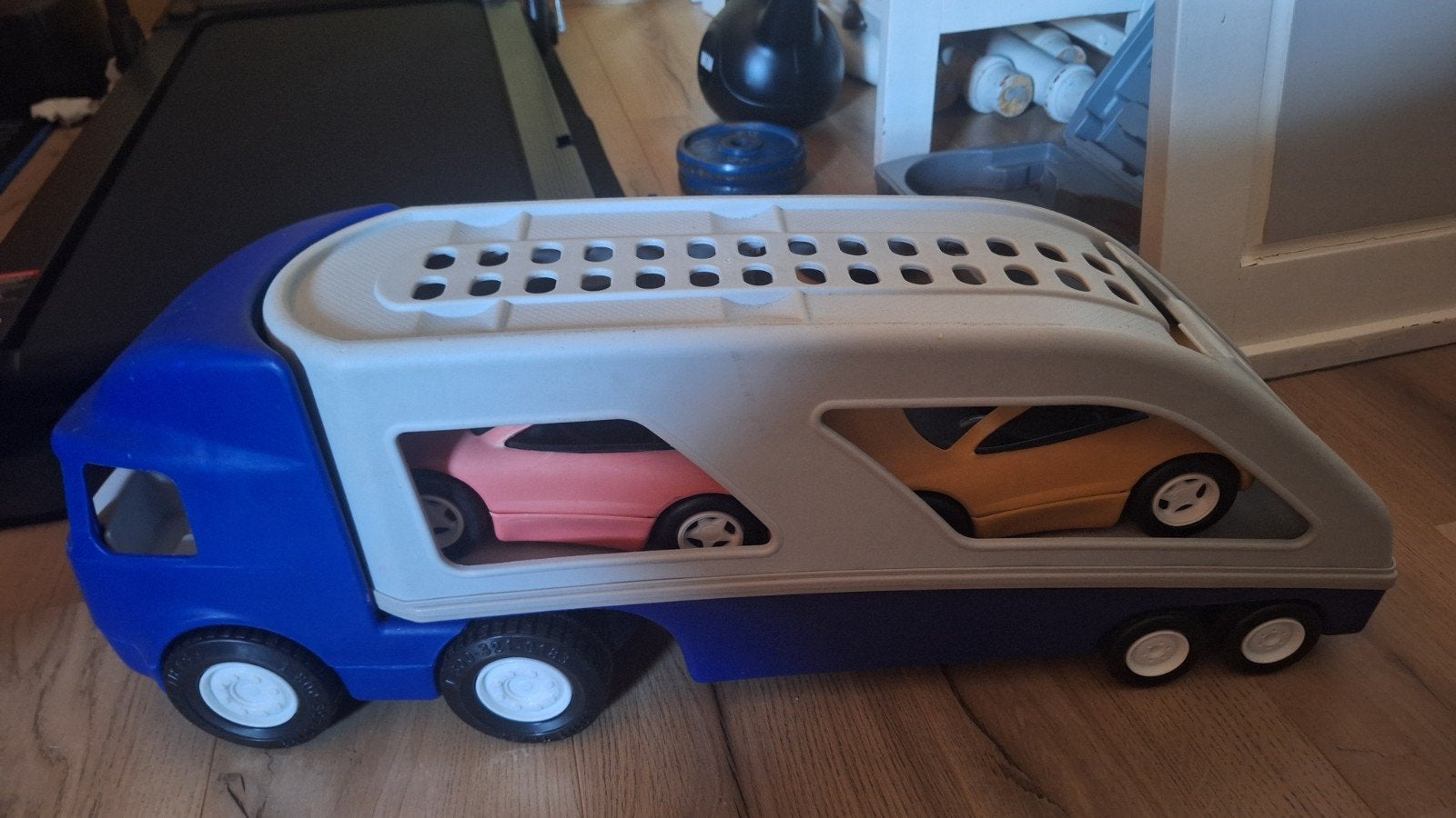 Little tikes vrachtwagen met auto's, Kinderen en Baby's, Ophalen, Gebruikt