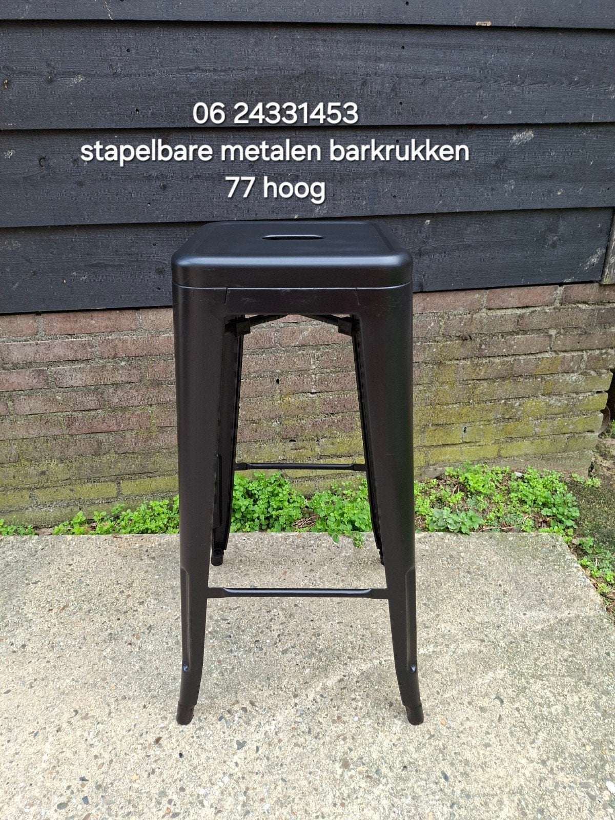 tolix style barkrukken, Huis en Inrichting, Barkrukken, Ophalen, 5 krukken of meer, 60 tot 90 cm, Zo goed als nieuw
