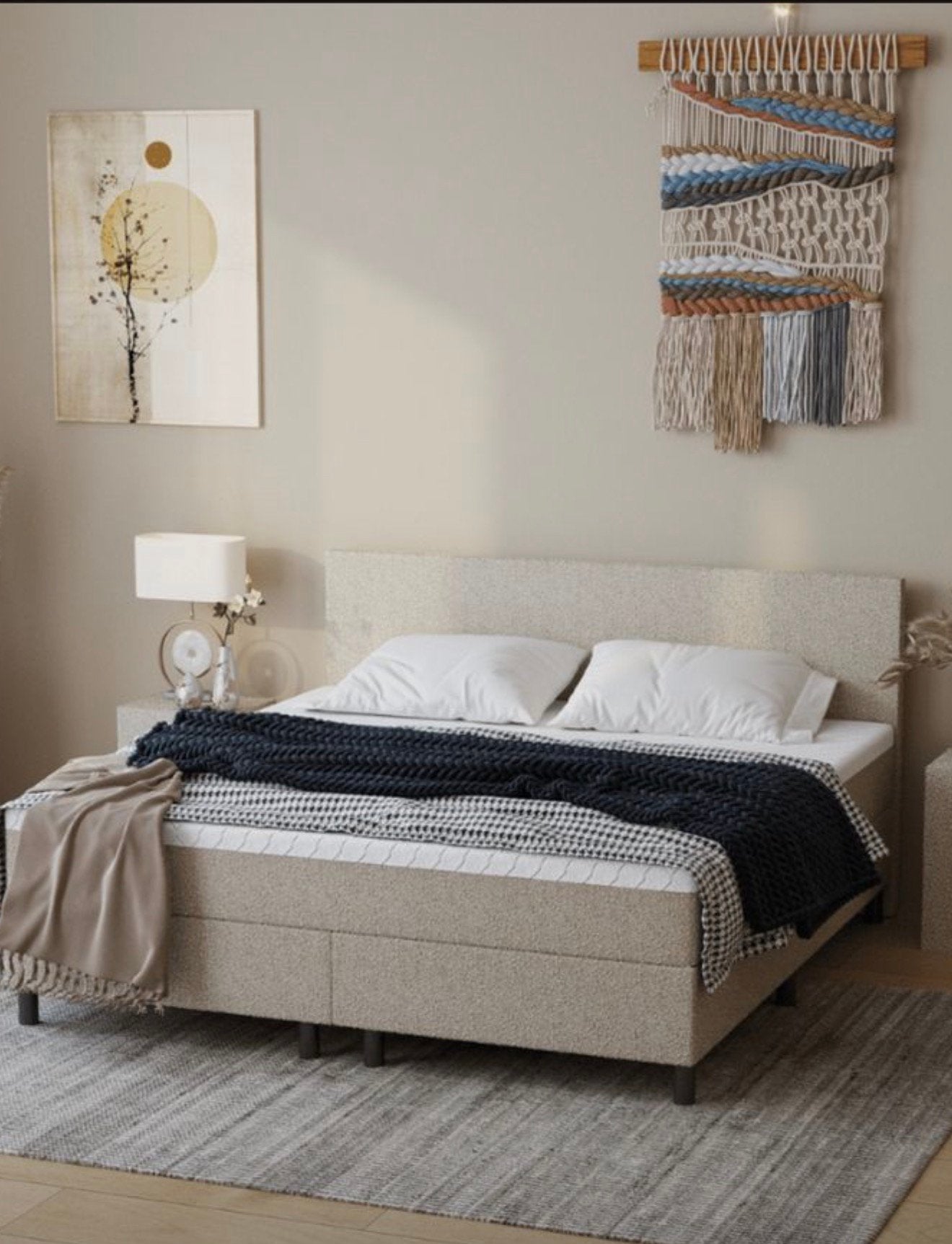 Een boxspringbed, Ophalen, Nieuw, Tweepersoons