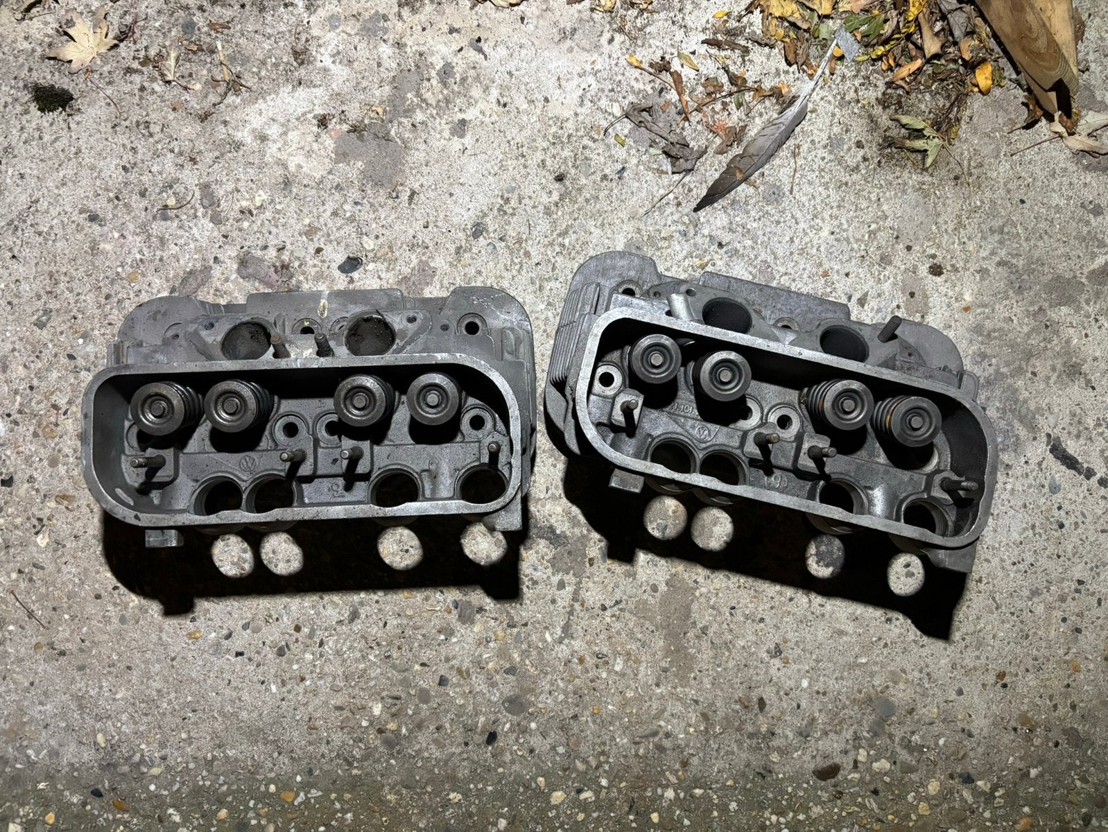 Cilinderkoppen Volkswagen 1700 cc type 4 mtoor, Auto-onderdelen, Ophalen, Gebruikt, Volkswagen