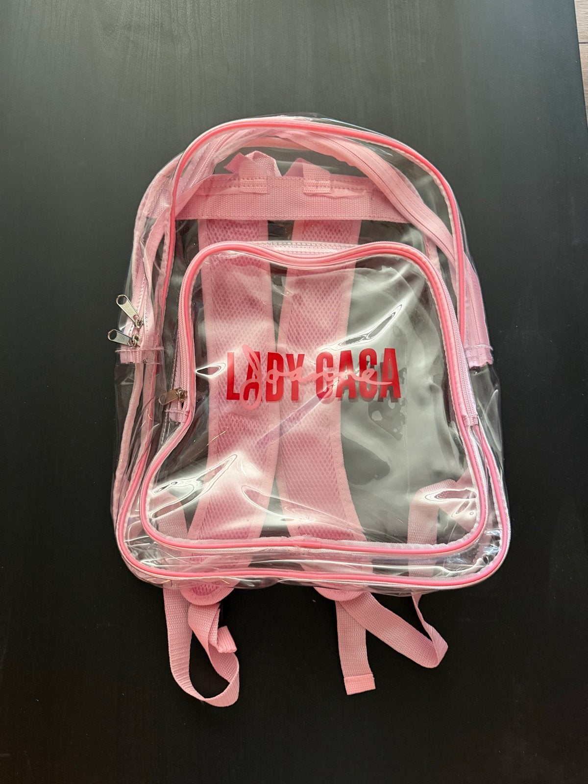 Lady Gaga Joanne Tour VIP Pack Rugzak - Roze, Sieraden, Tassen en Uiterlijk, Ophalen of Verzenden, Gebruikt, Roze, Overige typen