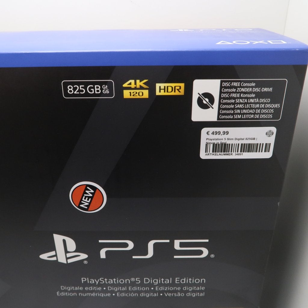 Playstation 5 Slim Digital 825GB | Nieuw in Seal, Sony, Nieuw, Support@sony.com, 1-7-1 Konan, Minato-ku
Tokyo 108-0075
Japan