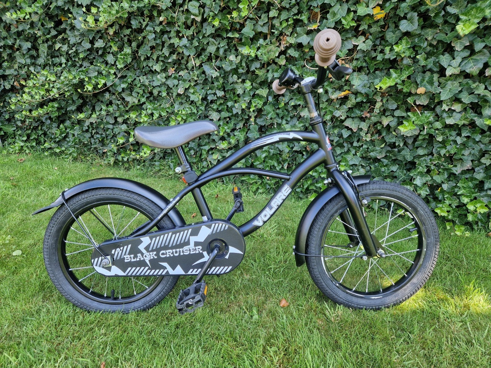 Volare Black Cruiser, jongensfiets 16 inch, Fietsen en Brommers, Fietsen | Crossfietsen en BMX, Ophalen, Terugtraprem, 16 tot 20 inch