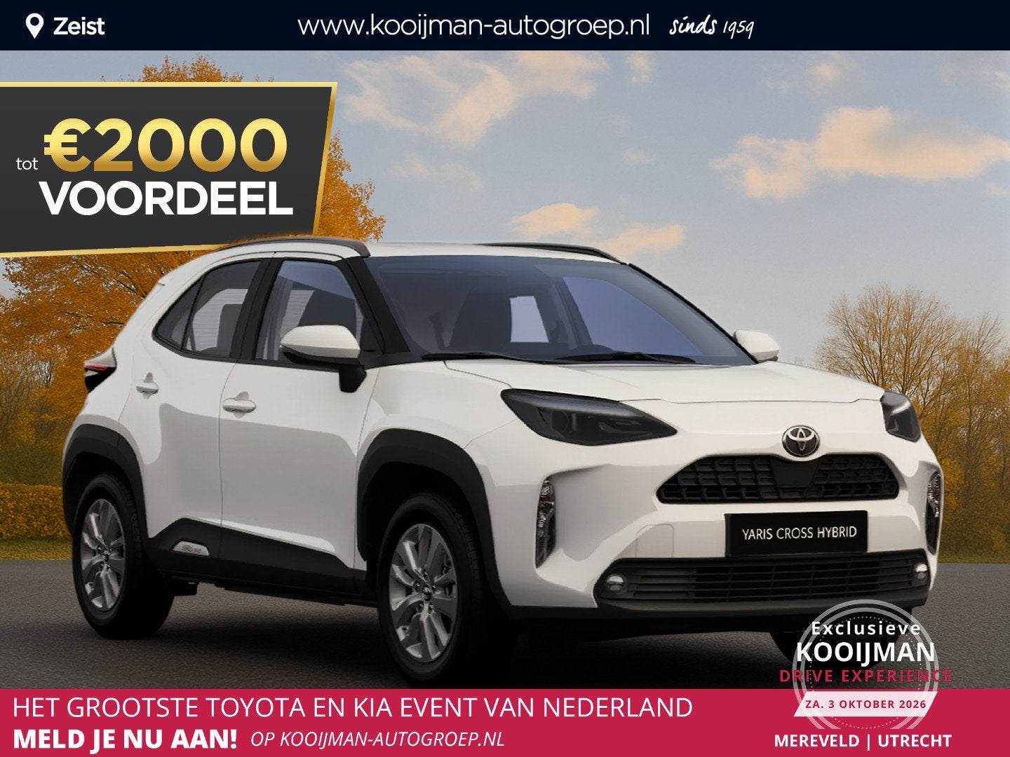 Toyota Yaris Cross 1.5 Hybrid 115 Active Private lease vanaf, Stof, Euro 6, Start-stop-systeem, 1165 kg