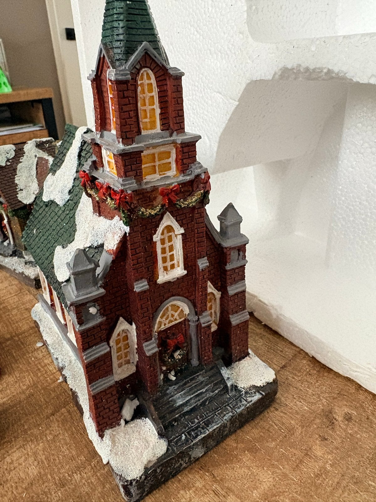 Kerstdorpje, Ophalen, Gebruikt