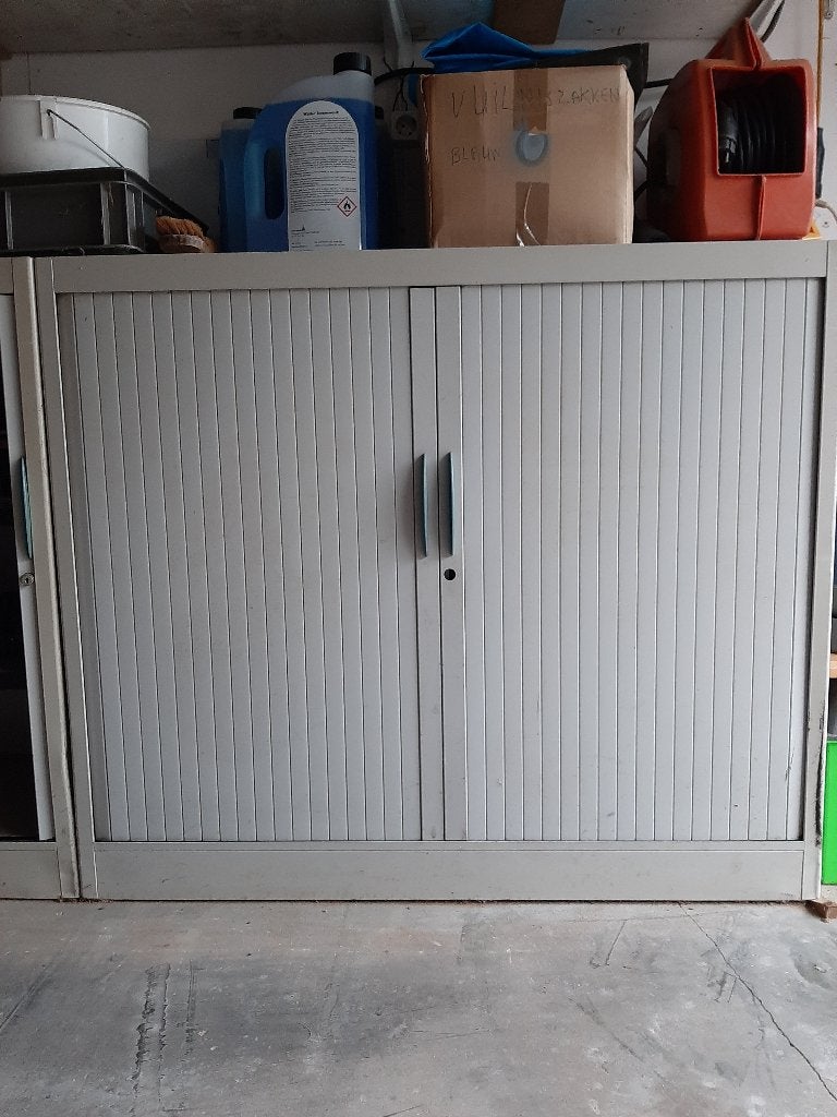Archief-, gereedschaps- , garagekast 120x102x45 roldeuren, Ophalen, Gebruikt, 100 tot 150 cm, 100 tot 150 cm