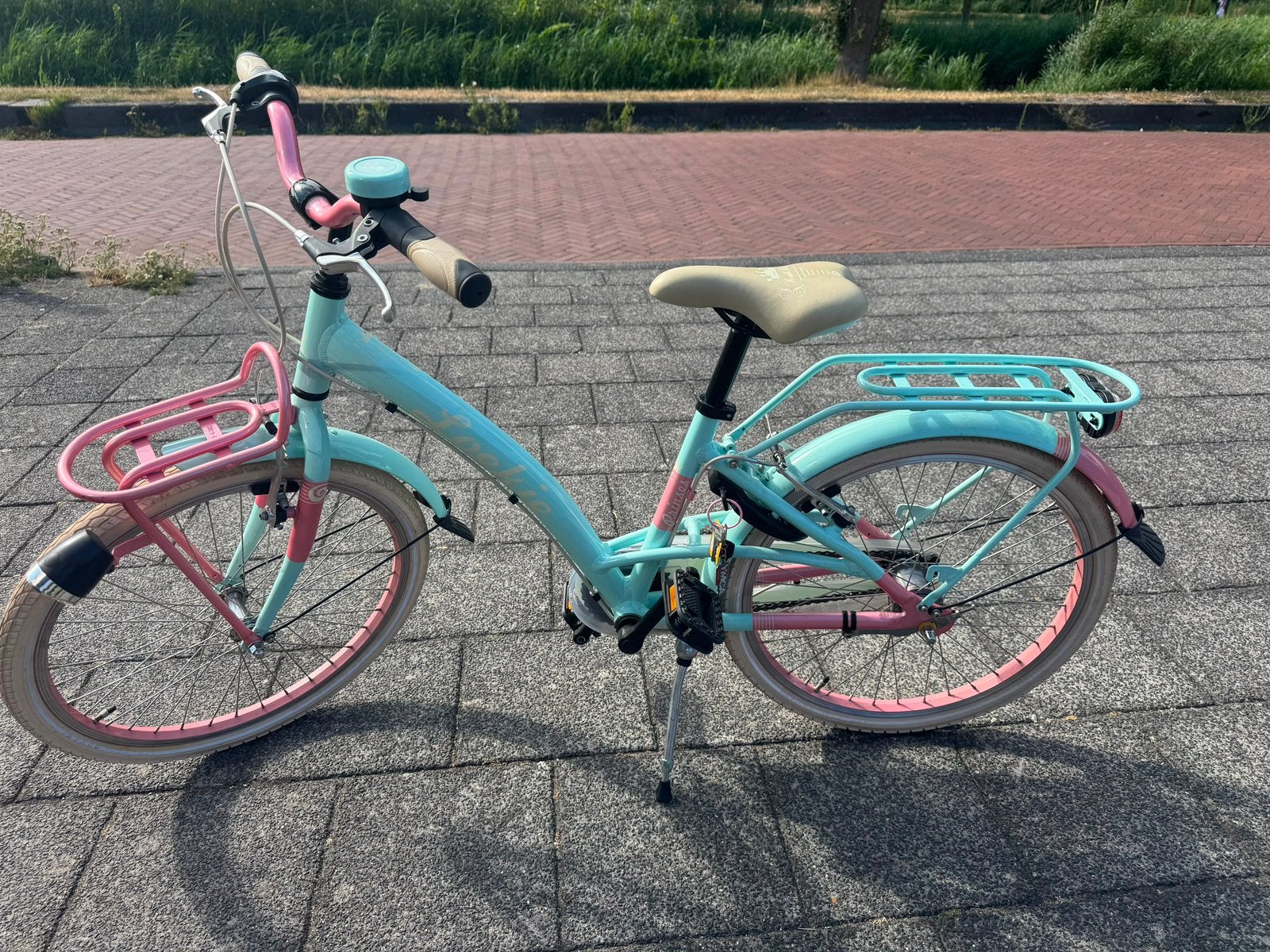 Popal Koolio fiets, Fietsen en Brommers, Fietsen | Meisjes, Ophalen, Zo goed als nieuw, 24 inch