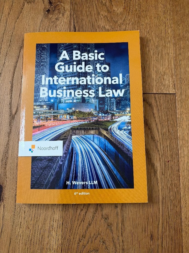 A basic guide to international business law, Boeken, Niet van toepassing, Ophalen of Verzenden, Zo goed als nieuw, Noordhoff Uitgevers