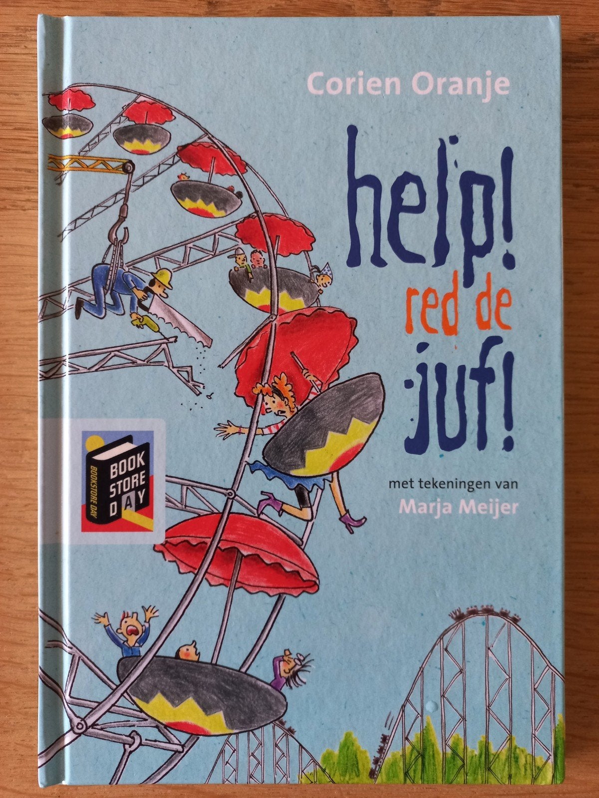 help, red de juf, Juf Fiep-serie deel 9, Corien Oranje ZGAN, Ophalen of Verzenden, Zo goed als nieuw