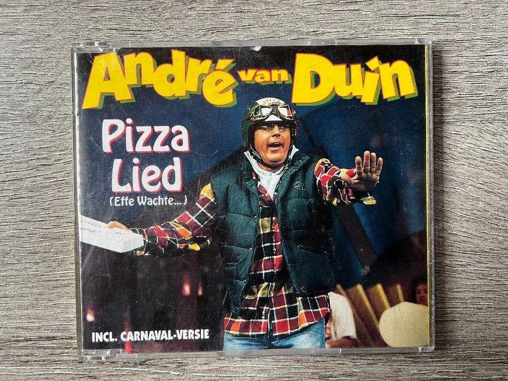 CD Andre van Duin Pizza lied, Gebruikt, Ophalen of Verzenden, Levenslied of Smartlap, Single