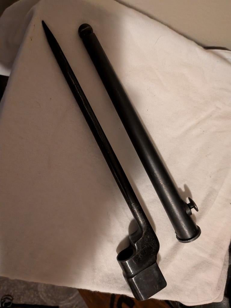 WW2 Bajonet Model MK2 in Super Goede Staat, Verzamelen, Ophalen of Verzenden, Landmacht, Overige gebieden, Mes of Dolk