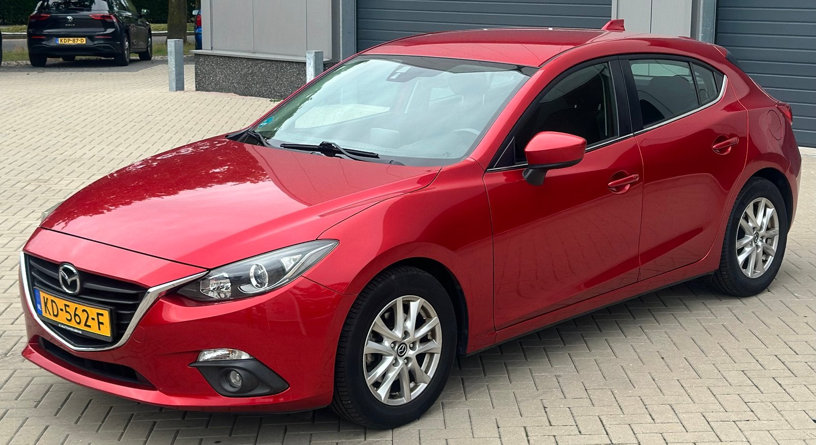 ‼️MAZDA 3 2.0 TS + 120PK AUT/TIPTRONIC NAVI TREKHAAK PDC ‼️, Stof, Zwart, 4 cilinders, Bedrijf