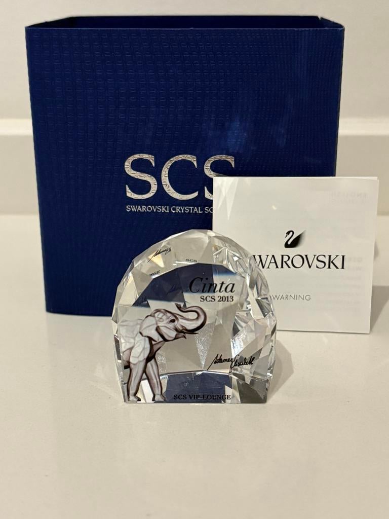 Swarovski presse paper VIP Cinta, Verzamelen, Swarovski, Ophalen of Verzenden, Zo goed als nieuw, Figuurtje