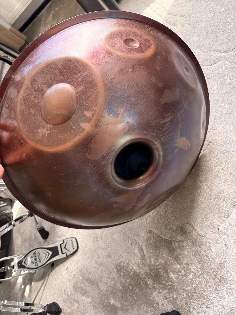 Mokum handpan D-kurd, 15 noten, Ophalen, Zo goed als nieuw, Melodische percussie