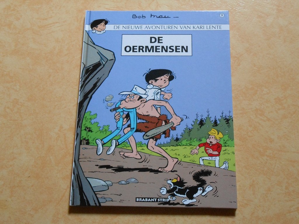 Kari Lente 9 De oermensen 1999 1 ste druk. HC Brabant Strip., Ophalen, Bob Mau, Eén stripboek, Nieuw