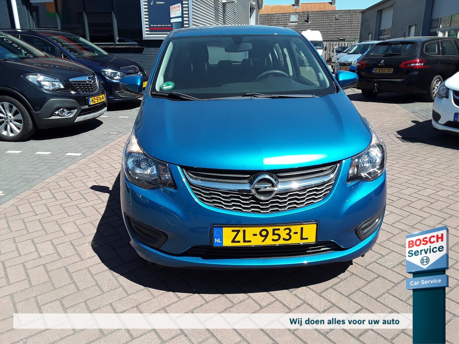 Opel Karl 1.0 Start/Stop 75pk 120 Jaar Edition, Gebruikt, Euro 6, Blauw, Origineel Nederlands