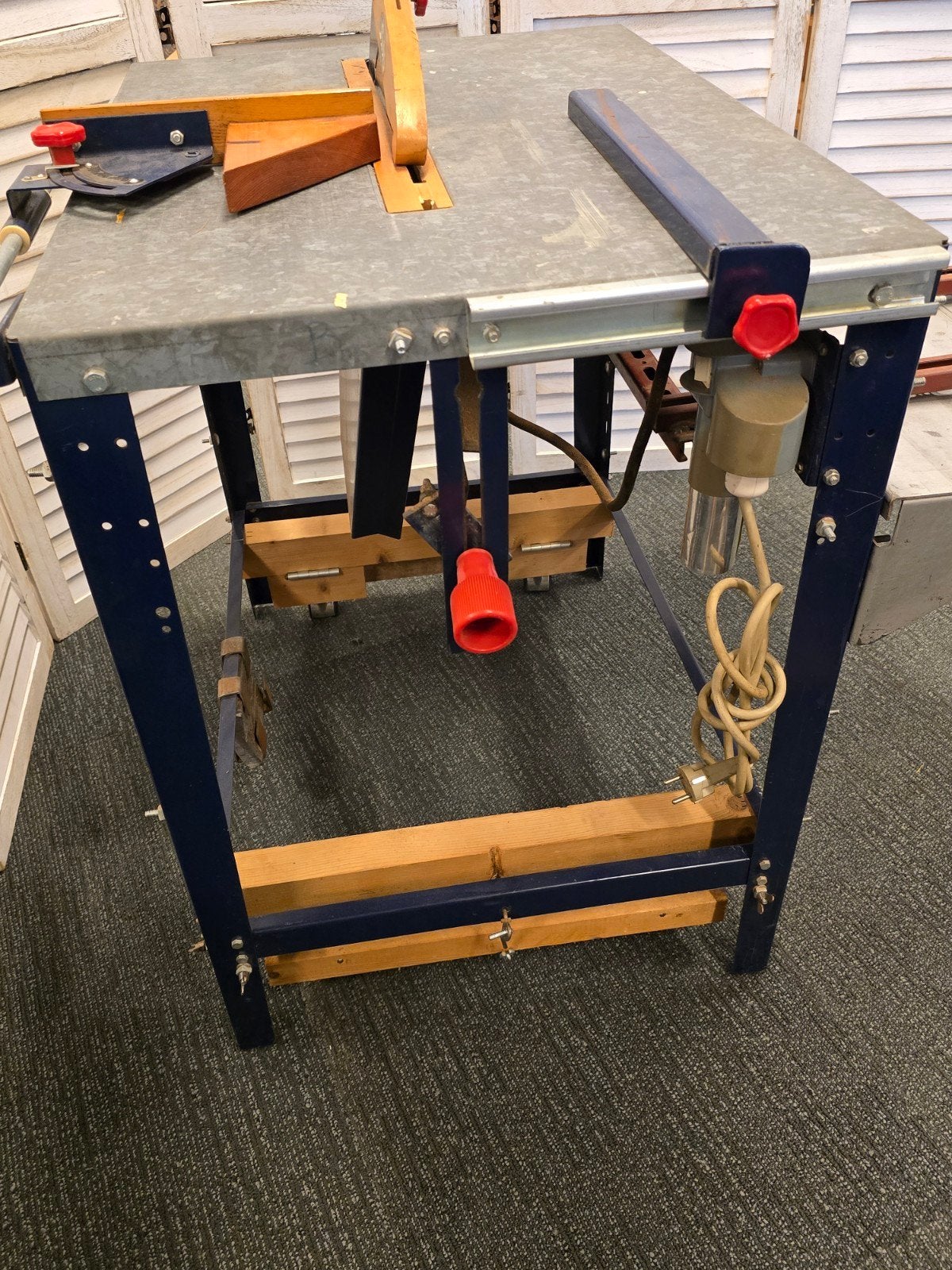 Lutz zaagtafel cirkelzaag op wielen bouwzaag 💥 -%💥, Doe-het-zelf en Verbouw, Ophalen, Nvt, Nvt, Nvt