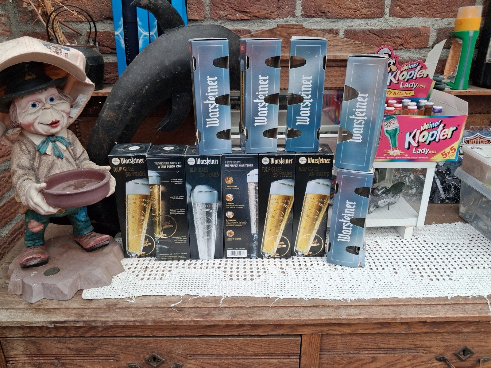 Warsteiner Bierglazen - Nieuw in Doos, Ophalen of Verzenden, Nieuw, Glas of Glazen, Overige merken