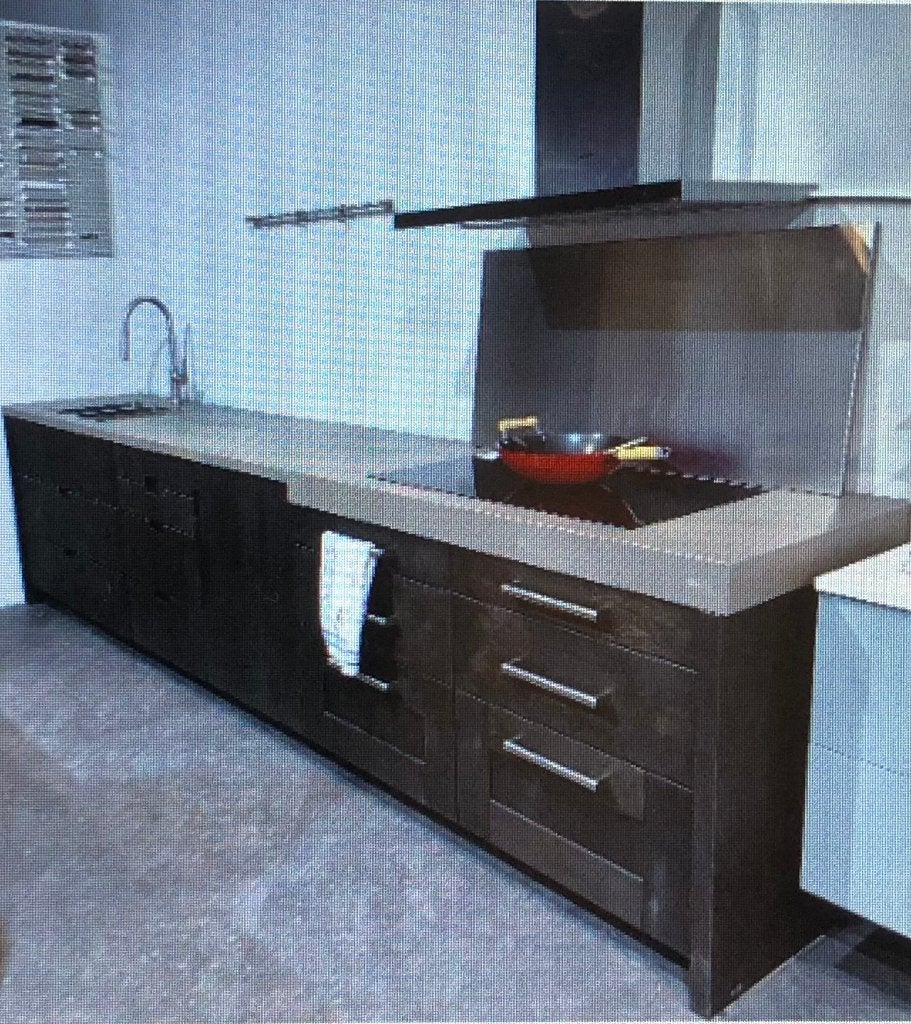 SHOWROOM donkere eiken KEUKEN, Ophalen, Nieuw