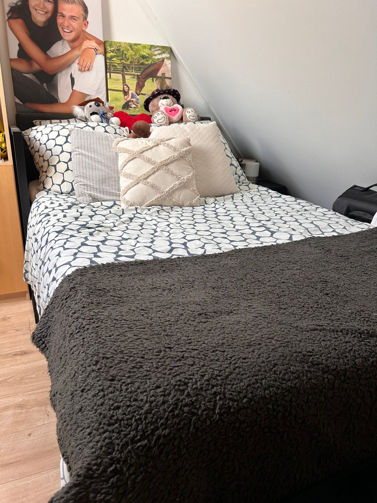 Boxspring/twijfelaar Totaalbed 120x200, Ophalen, Zo goed als nieuw, Twijfelaar, 120 cm