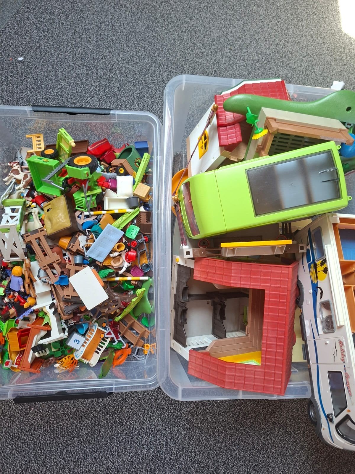 Grote Playmobil collectie met diverse sets en figuren, Ophalen, Zo goed als nieuw, Jongen of Meisje