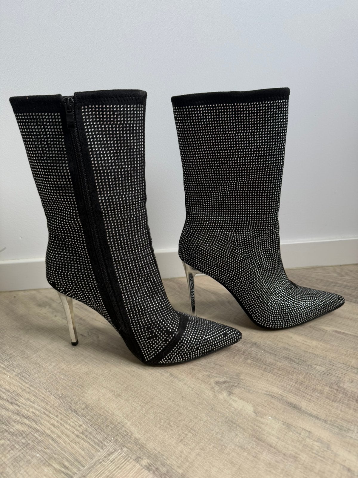 Laarzen, Kleding | Dames, Schoenen, Zwart, Lage of Enkellaarzen, Ophalen of Verzenden, Gedragen