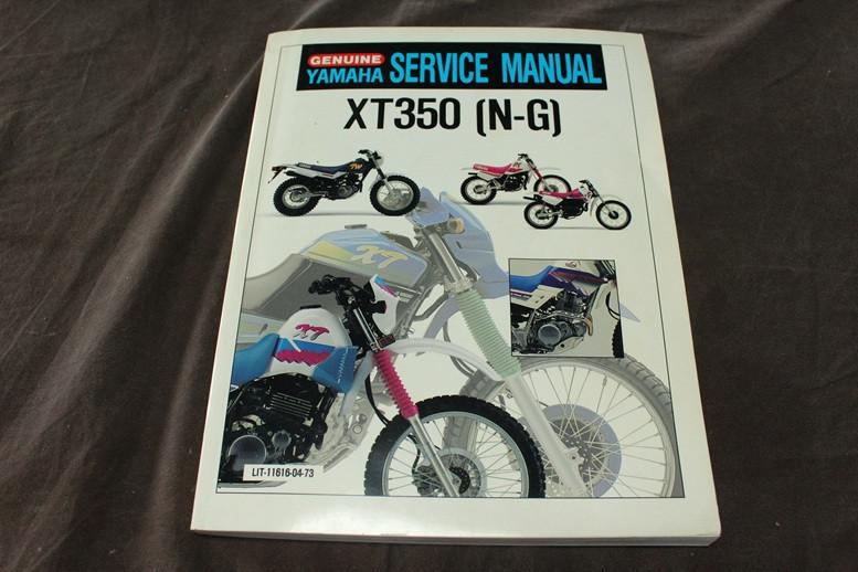Yamaha XT350 N-G 1984 motorcycle service manual XT 350, Ophalen of Verzenden, Yamaha