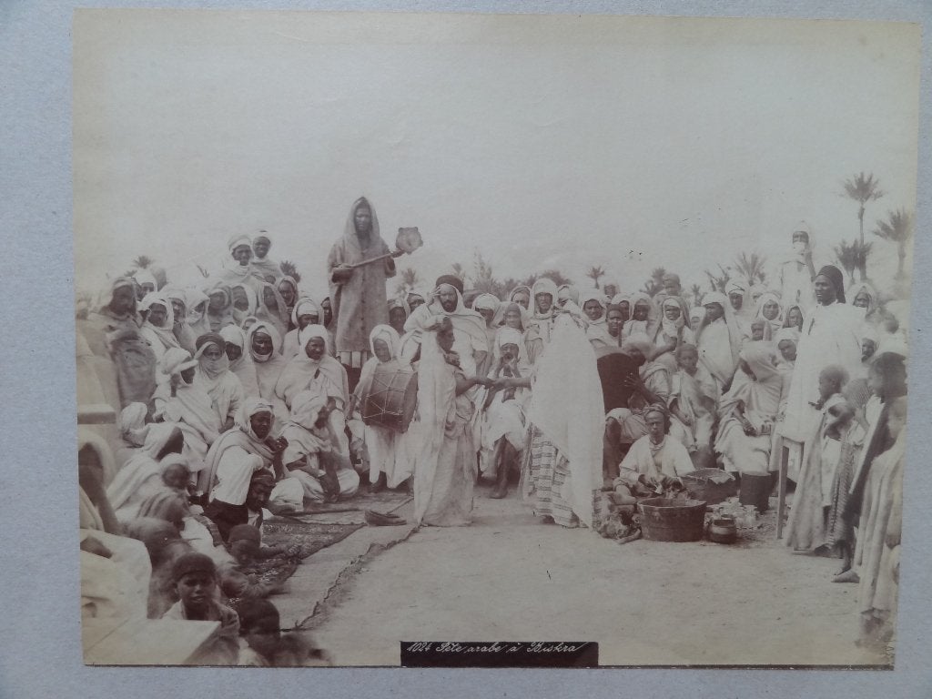 15 albumine fotos van Algerije, formaat ca 25 x 19 cm, Verzenden