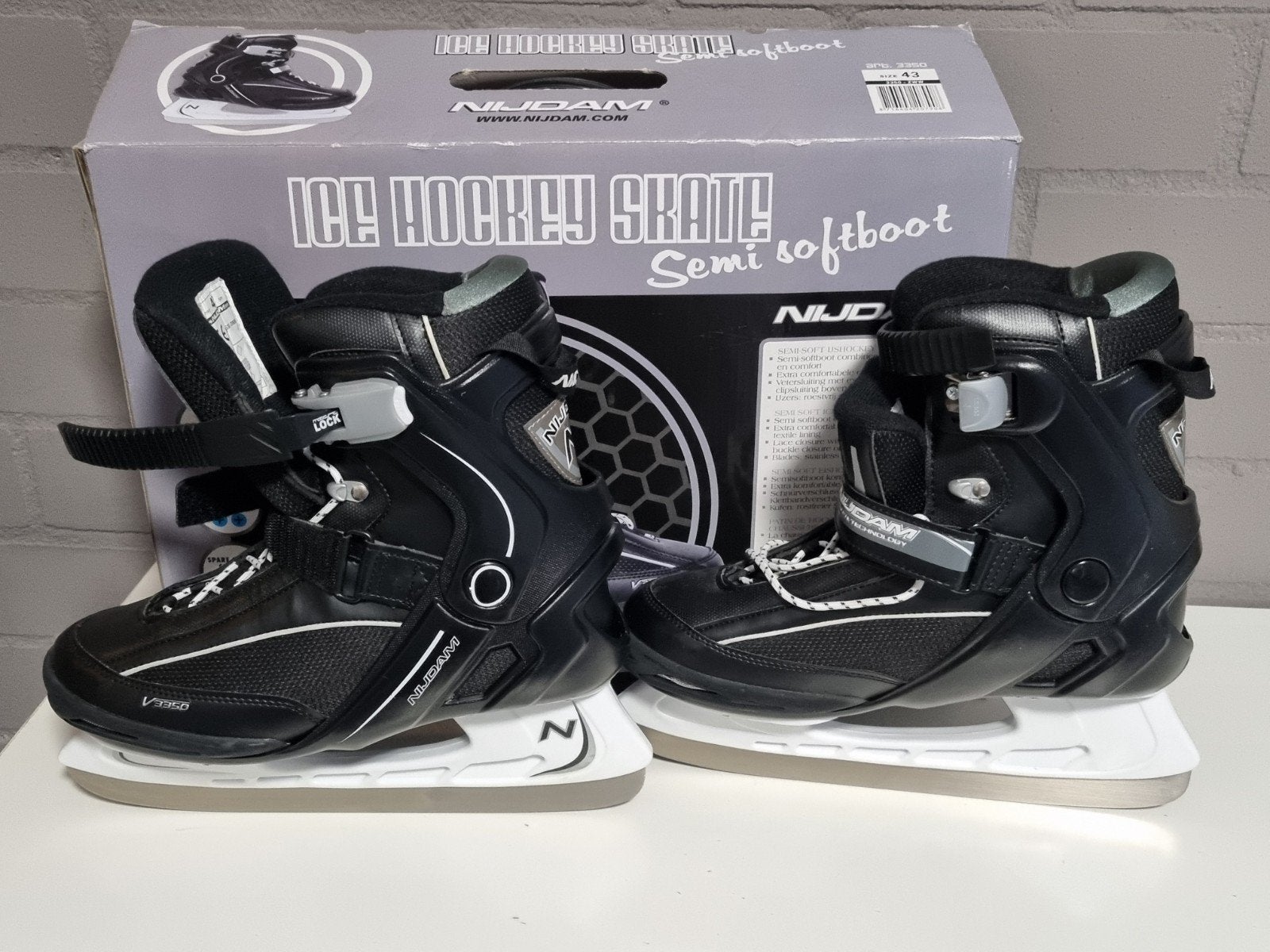 Nijdam ijshockey schaatsen maat 43, Ophalen, Nieuw, IJshockeyschaatsen, Nijdam