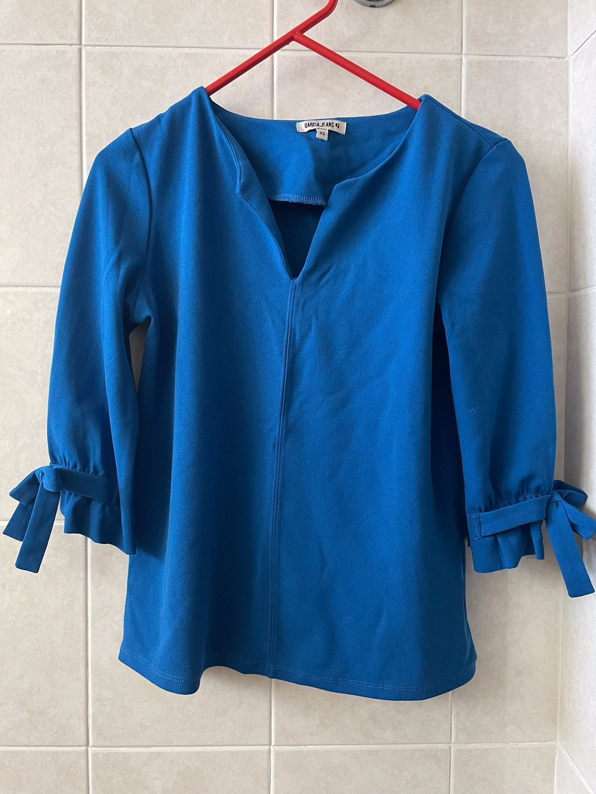 Top kobalt blauw, Ophalen of Verzenden, Zo goed als nieuw, Maat 36 (S), Blauw